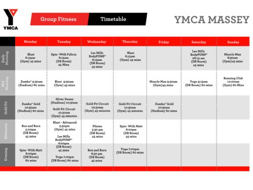 Copy of Group X Timetable Flyer